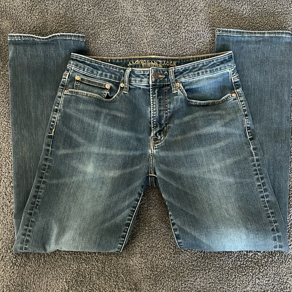 American Eagle Men's Extreme Flex Relaxed Straight Jeans 31x32